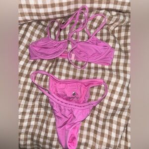Blackbough Pink Bikini set